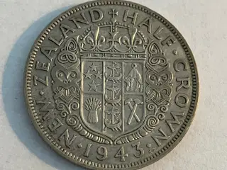Half Crown 1943 New Zealand