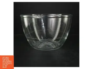 Gennemsigtig glas skål (str. Ø. 27 cm)