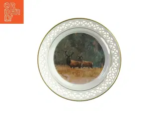 Tallerken med dyreprint fra B&G (str. Ø:22cm)
