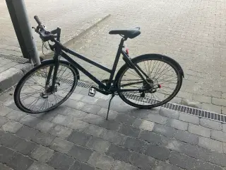 dame cykel 8 gear  udvendige 53 tommer blå