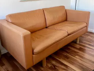 Sofa i ægte læder