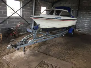 Bådtrailer Brenderup totalt vægt 1500 kg