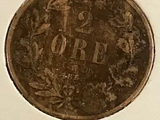 2 øre 1858 Sverige