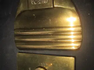 Meget gammel messing sæt til skrivebordet samlet