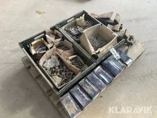 Skruetvinger, bolte og møtrikker - 1 palle