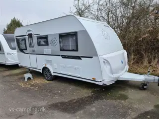 2021 - Knaus Sport 460 EU Silver Selection   FLOT OG VELHOLDT CAMPINGVOGN MED ENKELTSENGE OG LAMELUDTRÆK