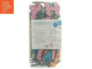 Alfabet magneter i plastikboks fra United Office (str. 100 stykker)
