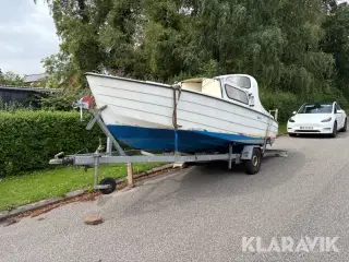 Båd med trailer Mayland