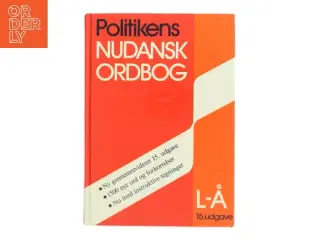 Politikens Nudansk Ordbog af No Author (Bog)