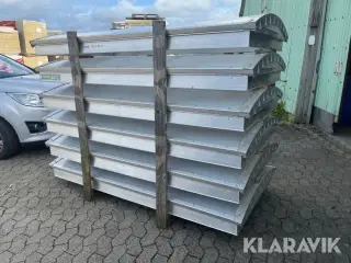Ovenlys vinduer Optilite Udvendig skørtmål 1990x1030 mm 6 styk