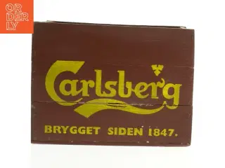 Lille ølkasse fra Carlsberg med logo (22x14x17 cm)