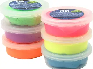 Silk Clay®, neonfarver, 6x14g/ 1 pk.
