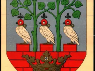 Danske Byvaabner - Frederiksberg Byvaaben - Fritz Benzen 13 - Ubrugt