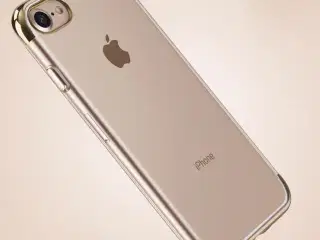 Guld luksus silikone cover til iPhone 6 6s SE 7 8 