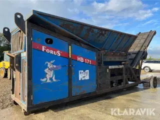 Knusningsanlæg Forus HB171 bioaffald