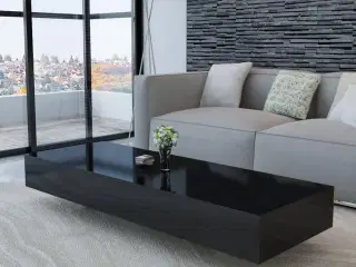 Sofabord sort højglans