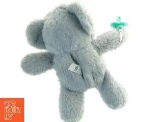 Blå bamse med sut (str. 23 x 17 cm)