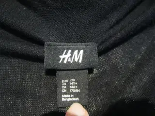 Smart sort cardigan fra H&M i str. 170