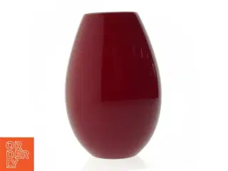 Rød vase (str. 23 x 8 cm)