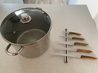 Køkkenknivsæt med magnet