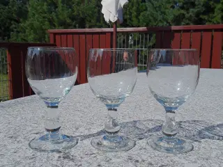 3 Gamle kro glas