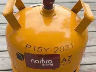5 kg gasflaske stål (Plomberet)
