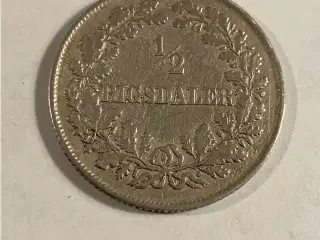 1/2 Rigsdaler 1855 VS - Renset?