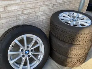 16" BMW alufælge med vinterdæk