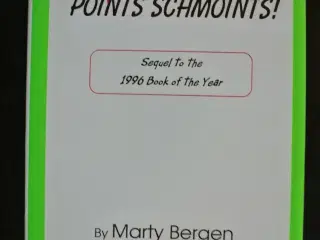 more points schmoints - bridge, by marty bergen, e