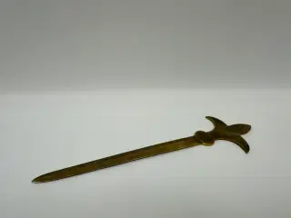 Messing brevåbner / brevkniv 