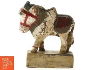 Figur af hest (str. 12 x 3 cm)