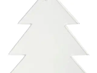 Akrylophæng, juletræ, H: 8 cm, tykkelse 2 mm, 5stk./ 1 pk.