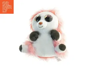 Lyserødt tøjdyr, abe (str. 15 x 13 cm)