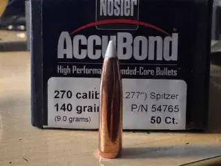 Projektiler 270/.277 Nosler accubond 140gr