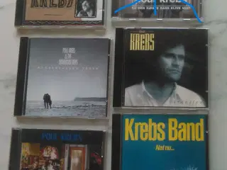 Poul Krebs: 5 titler Stk. 22 kr. 