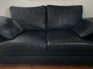 Velholdt Lædersofa