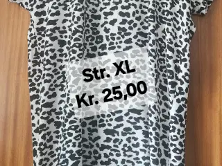 Natkjole sort/hvid 