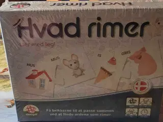 Hvad rimer lær med leg