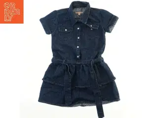 Denim kjole med korte ærmer fra Bluezoo (str. 128)