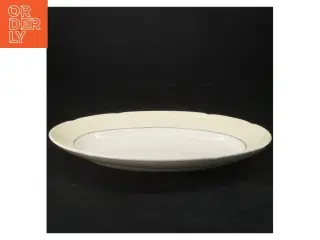Aluminia Poul ovalt serveringsfad (str. 28x20 cm)