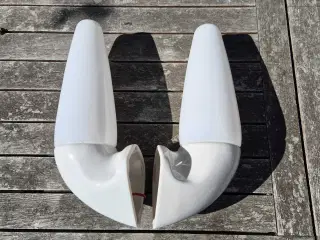 To klassiske Ifö lamper til badeværelset 