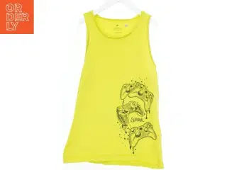Neongul tanktop med spillekonsoller fra H&M (str. 164)