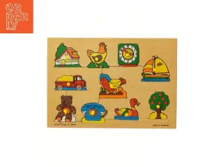 Børnepuzzle af træ fra acre toys (str. 29,5x20,5 cm)