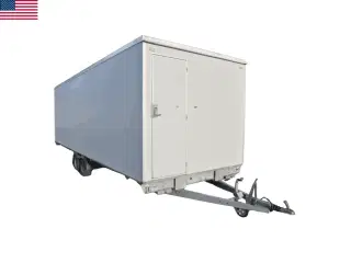 Badvogn 2x4 med oliefyr