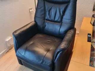 Lotus læder lænestol m . hejs