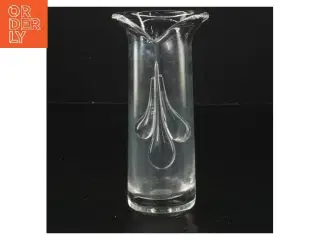 Glasvase (str. 15 cm)fra holmegaard