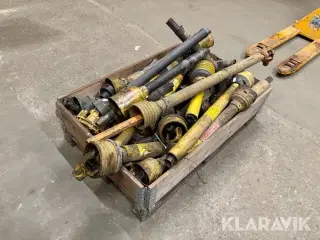 Pto aksler + kardanakseler