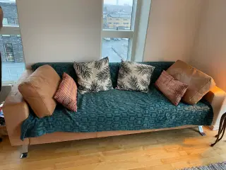 Sofa, læder (3 personer)