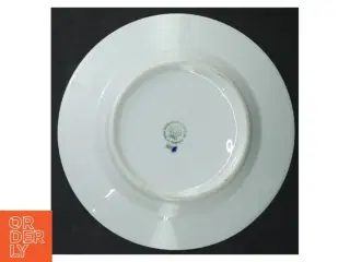 Blå og hvide porcelæns tallerkener fra B&G (str. Ø. 16 cm)