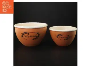 Mikseskåle, sæt (str. Ø 19x11&ø16x9,5 cm)